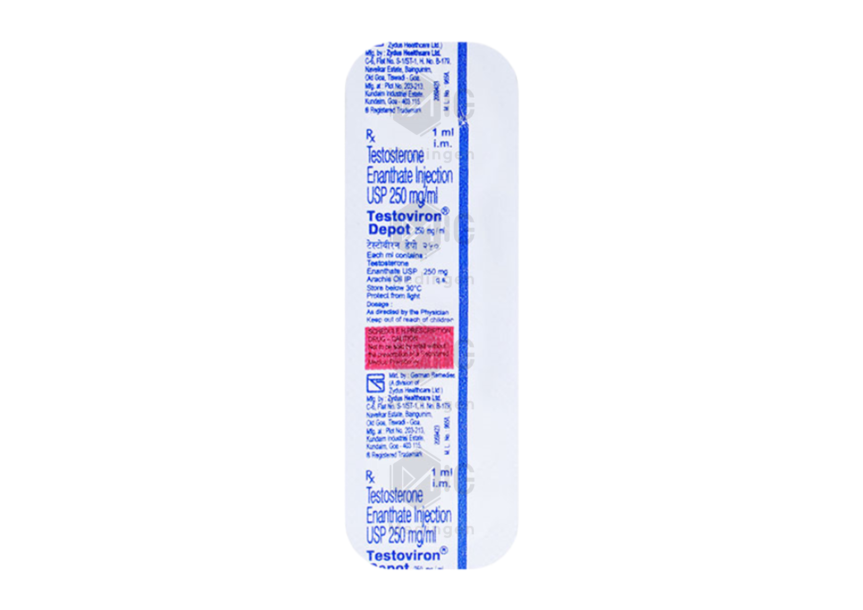 TESTOVIRON DEPOT 250MG INJECTION